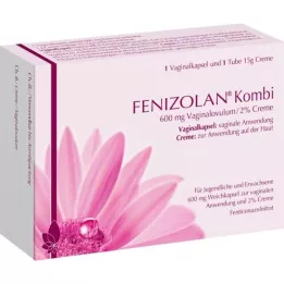 FENIZOLAN Combi 600 mg óvulo vaginal+2% crema, 1 p