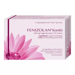 FENIZOLAN Combi 600 mg óvulo vaginal+2% crema, 1 p