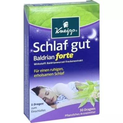 KNEIPP Dormir bien valeriana forte comprimidos, 30 uds