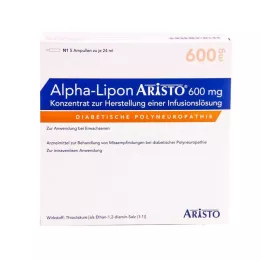 ALPHA LIPON Aristo 600 mg conc. para perfusión, 5X24 ml