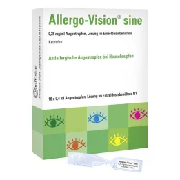 ALLERGO-VISION sine 0,25 mg/ml AT en dosis única, 10X0,4 ml