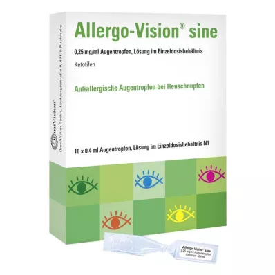 ALLERGO-VISION sine 0,25 mg/ml AT en dosis única, 10X0,4 ml