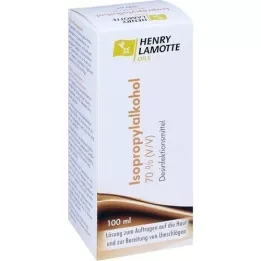 ISOPROPYLALKOHOL 70% V/V Henry Lamotte, 100 ml