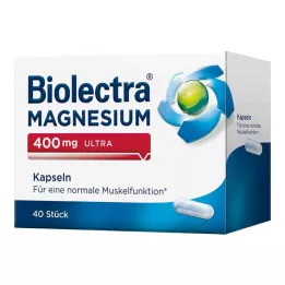 BIOLECTRA Magnesio 400 mg ultra cápsulas, 40 uds