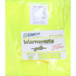 SENADA Chaleco de alta visibilidad amarillo en bolsa, 1 ud