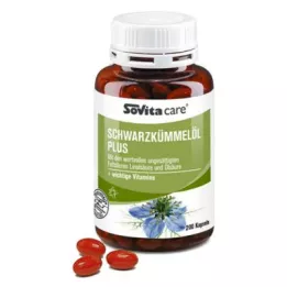 SOVITA CARE Aceite de comino negro Plus cápsulas blandas, 200 cápsulas