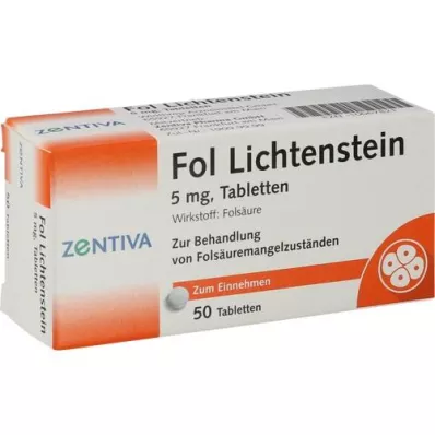 FOL Lichtenstein 5 mg comprimidos, 50 uds