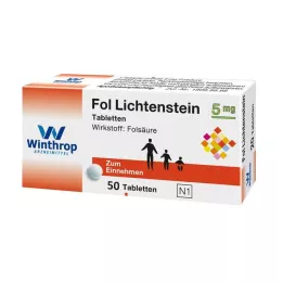FOL Lichtenstein 5 mg comprimidos, 50 uds