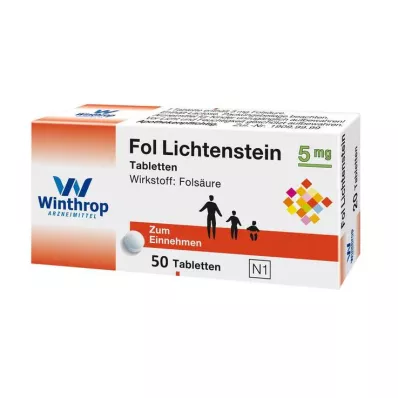 FOL Lichtenstein 5 mg comprimidos, 50 uds