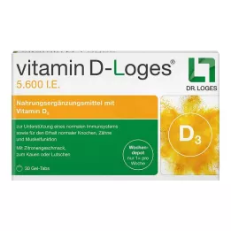VITAMIN D-LOGES 5.600 U.I. tableta masticable de depósito semanal, 30 uds