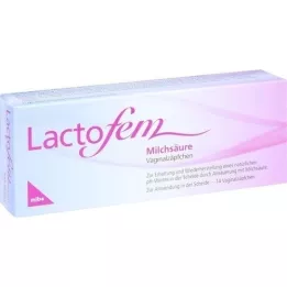 LACTOFEM Supositorios vaginales de ácido láctico, 14 uds