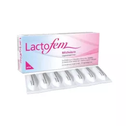 Supositorios vaginales de ácido láctico Lactofem, 14 piezas