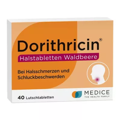Dorithricin® Tabletas de garganta Wild Berry para dolores de garganta, 40 ST