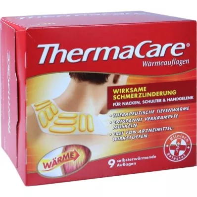 THERMACARE Almohadillas cervicales/hombros para aliviar el dolor, 9 uds