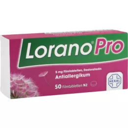LORANOPRO 5 mg comprimidos recubiertos con película, 50 uds