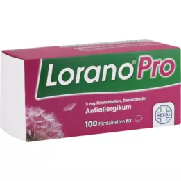 LORANOPRO 5 mg comprimidos recubiertos con película, 100 uds