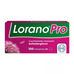 LORANOPRO 5 mg comprimidos recubiertos con película, 100 uds