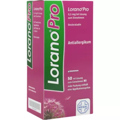 LORANOPRO 0,5 mg/ml Solución oral, 50 ml