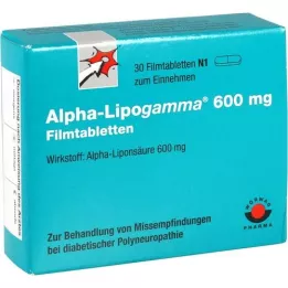 ALPHA-LIPOGAMMA 600 mg comprimidos recubiertos con película, 30 unidades