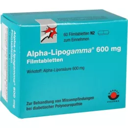 ALPHA-LIPOGAMMA 600 mg comprimidos recubiertos con película, 60 uds