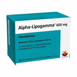 ALPHA-LIPOGAMMA 600 mg comprimidos recubiertos con película, 60 uds