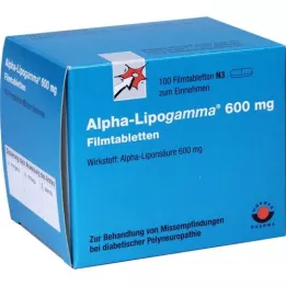 ALPHA-LIPOGAMMA 600 mg comprimidos recubiertos con película, 100 uds