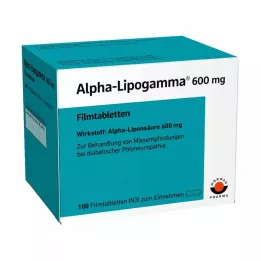 ALPHA-LIPOGAMMA 600 mg comprimidos recubiertos con película, 100 uds