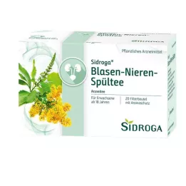 SIDROGA Bolsa de filtro de té Bladder Kidney Flush, 20X2,0 g