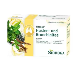 SIDROGA Bolsa de filtro de té para la tos y los bronquios, 20X2,0 g