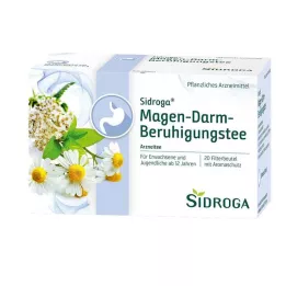SIDROGA Bolsa de filtro de té calmante gastrointestinal, 20X2,0 g