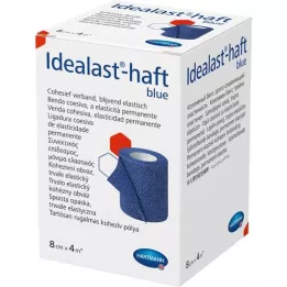 IDEALAST-venda adhesiva de color 8 cm x 4 m azul, 1 ud