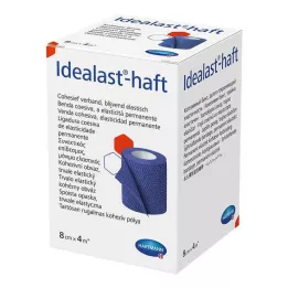 IDEALAST-venda adhesiva de color 8 cm x 4 m azul, 1 ud