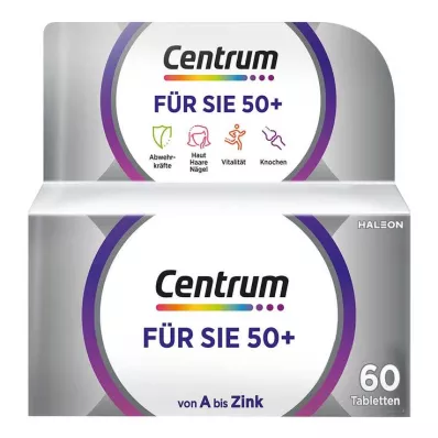 CENTRUM para usted 50+ cápsulas, 60 uds