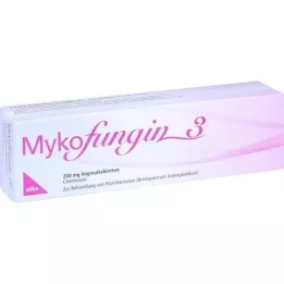 MYKOFUNGIN 3 comprimidos vaginales de 200 mg, 3 uds