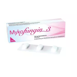 Mykofungin 3 tabletas vaginales 200 mg, 3 piezas