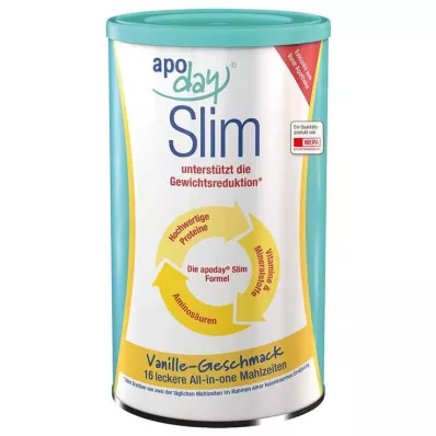 Apoday Vanilla Slim polvo lata, 450 g