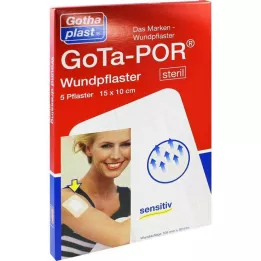 GOTA-POR Esparadrapo estéril 100x150 mm, 5 uds
