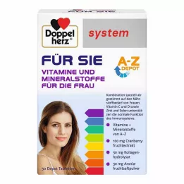 DOPPELHERZ para SIE pastillas del sistema, 30 uds
