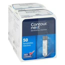 CONTOUR Tiras reactivas Next Sensors, 100 unidades