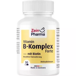 VITAMIN B KOMPLEX+Biotin Forte Cápsulas, 90 uds