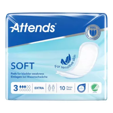 Attends Soft 3 insertos extra anatómicos, 10 piezas