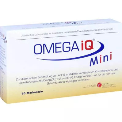 Omega IQ Mini cápsulas, 60 piezas