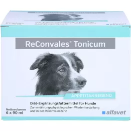 RECONVALES Tónico para perros, 6X90 ml