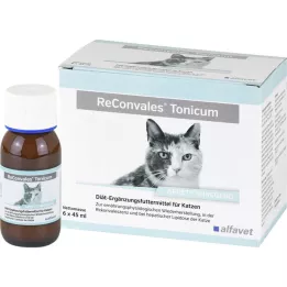 RECONVALES Tónico para gatos, 6X45 ml