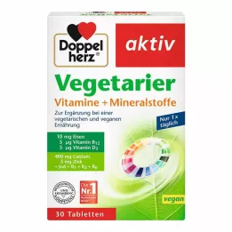 DOPPELHERZ Activo Vegetariano Vitaminas+Minerales, 30 uds