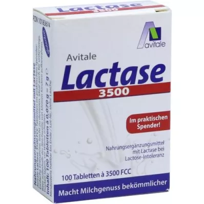 LACTASE 3.500 FCC Comprimidos en dispensador click, 100 uds