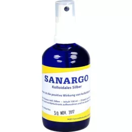 SANARGO Botella de spray de plata coloidal, 100 ml