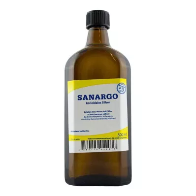 Frascos de plata coloidal Sanargo, 500 ml