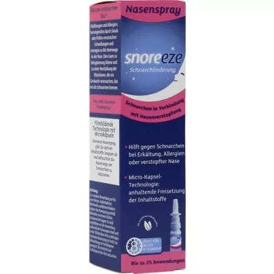 SNOREEZE Aerosol nasal para el alivio del ronquido, 10 ml