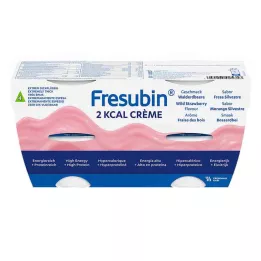 FRESUBIN 2 kcal Crema de fresas silvestres en taza, 4X125 g